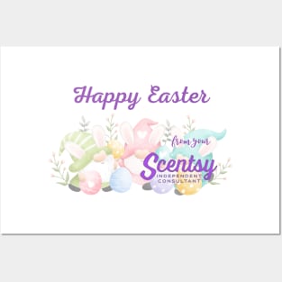 happy easter scentsy greetings Posters and Art